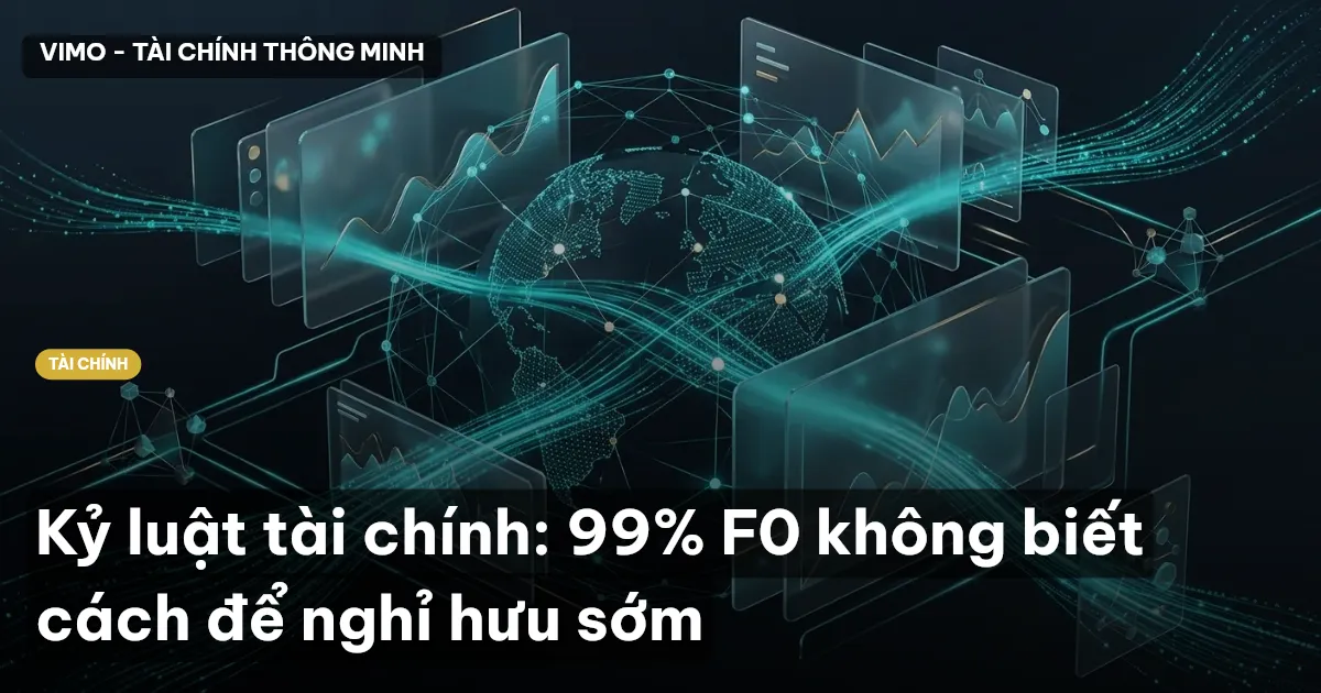Kỷ luật tài chính: 99% F0 không biết cách để nghỉ hưu sớm