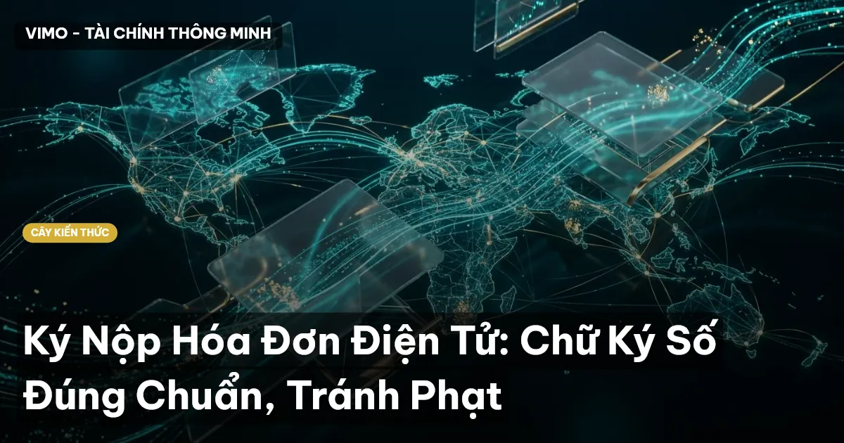 Ký Nộp Hóa Đơn Điện Tử: Chữ Ký Số Đúng Chuẩn, Tránh Phạt