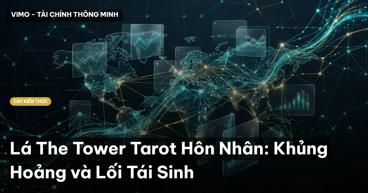 Lá The Tower Tarot Hôn Nhân: Khủng Hoảng và Lối Tái Sinh