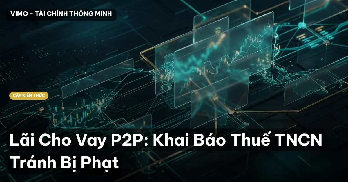 Lãi Cho Vay P2P: Khai Báo Thuế TNCN Tránh Bị Phạt