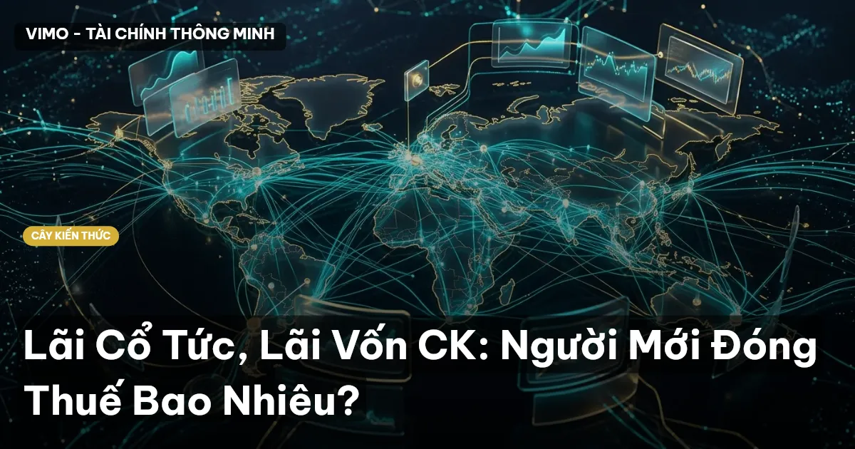 Lãi Cổ Tức, Lãi Vốn CK: Người Mới Đóng Thuế Bao Nhiêu?