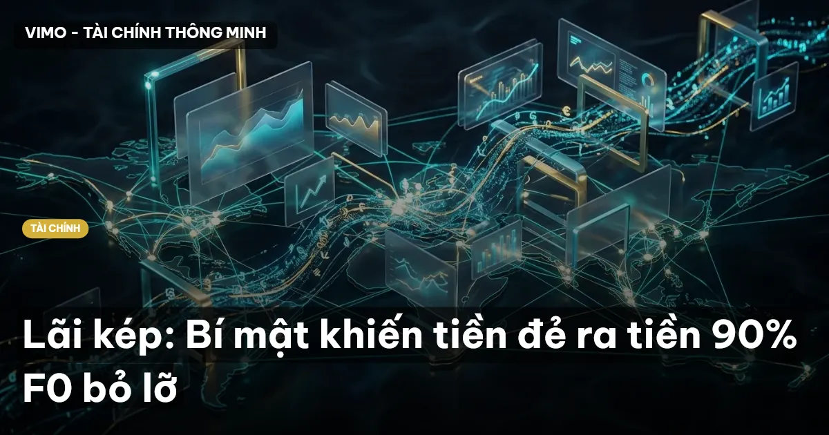 Lãi kép: Bí mật khiến tiền đẻ ra tiền 90% F0 bỏ lỡ