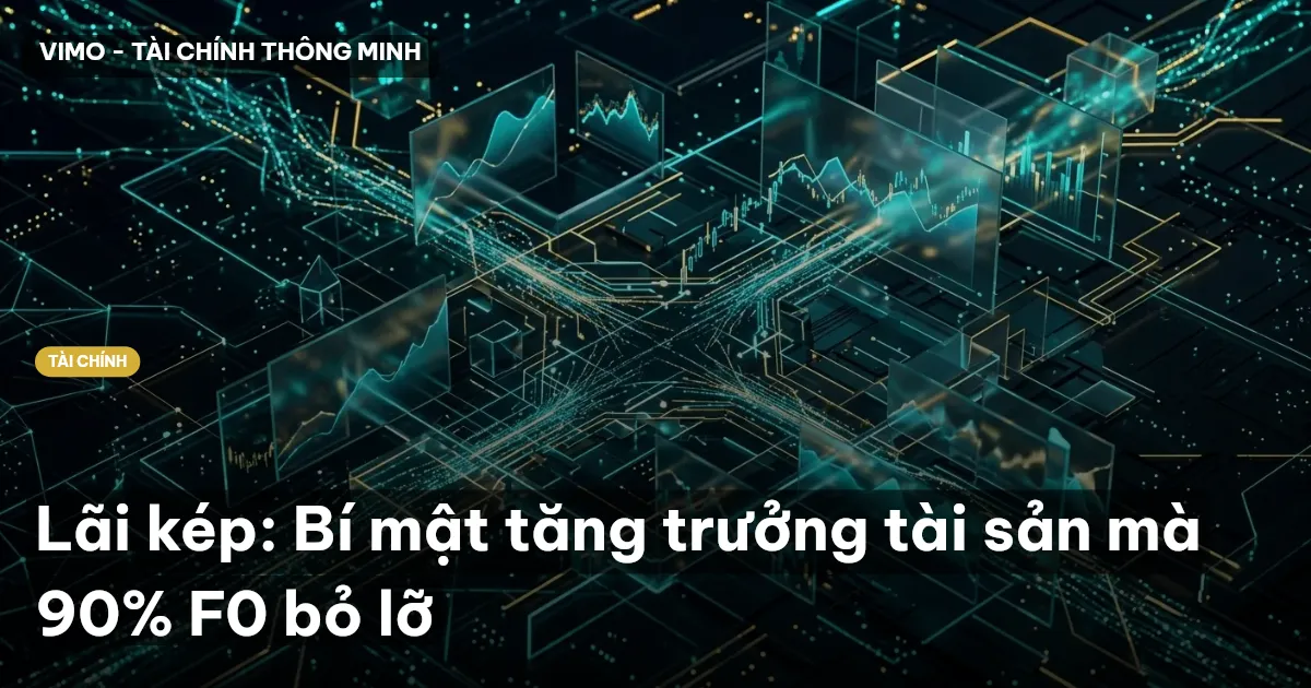 Lãi kép: Bí mật tăng trưởng tài sản mà 90% F0 bỏ lỡ
