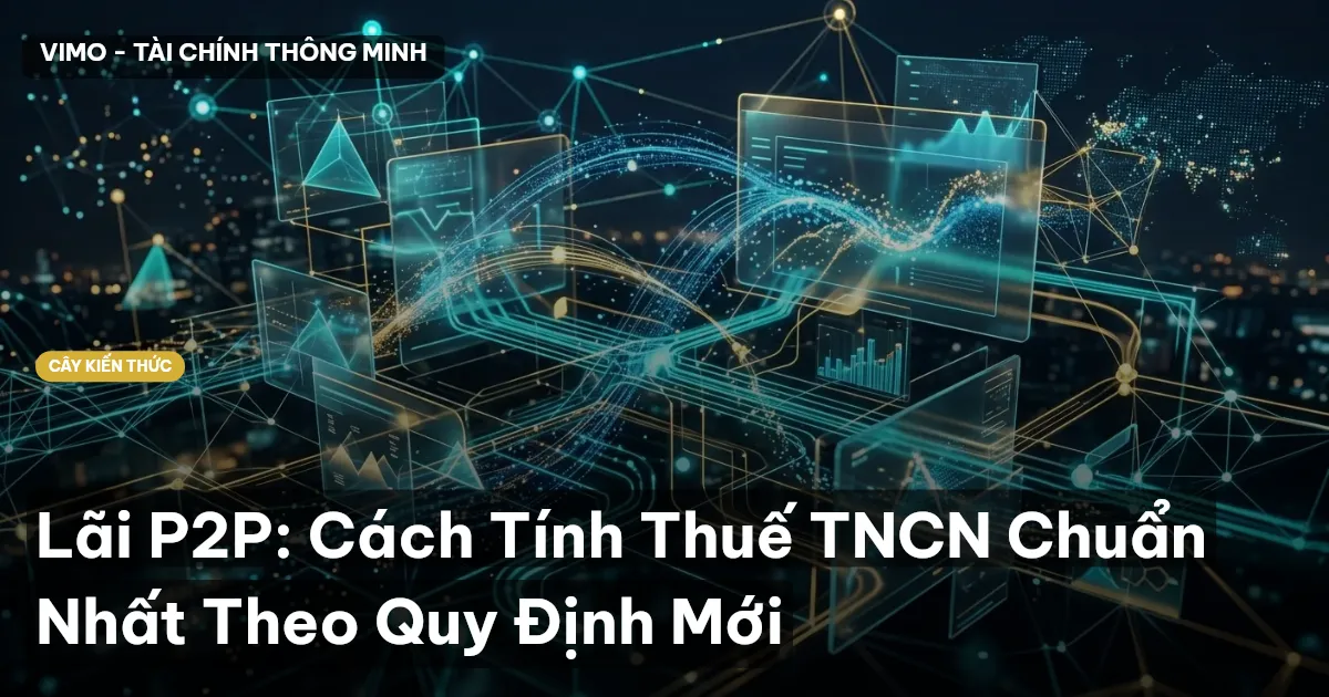 Lãi P2P: Cách Tính Thuế TNCN Chuẩn Nhất Theo Quy Định Mới
