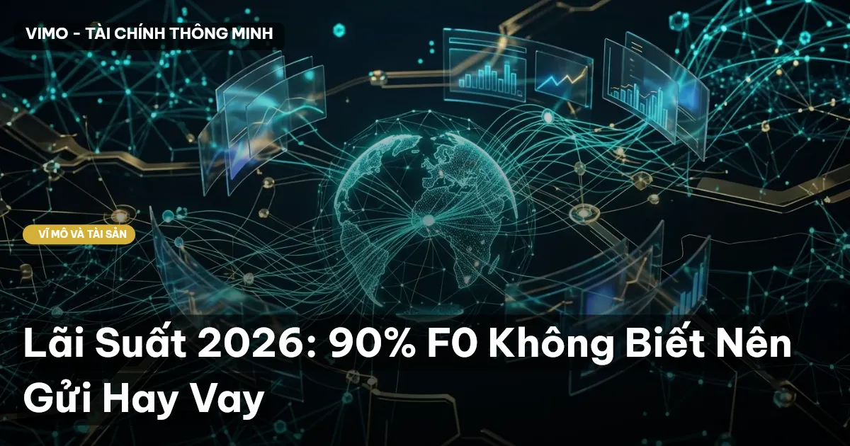 Lãi Suất 2026: 90% F0 Không Biết Nên Gửi Hay Vay