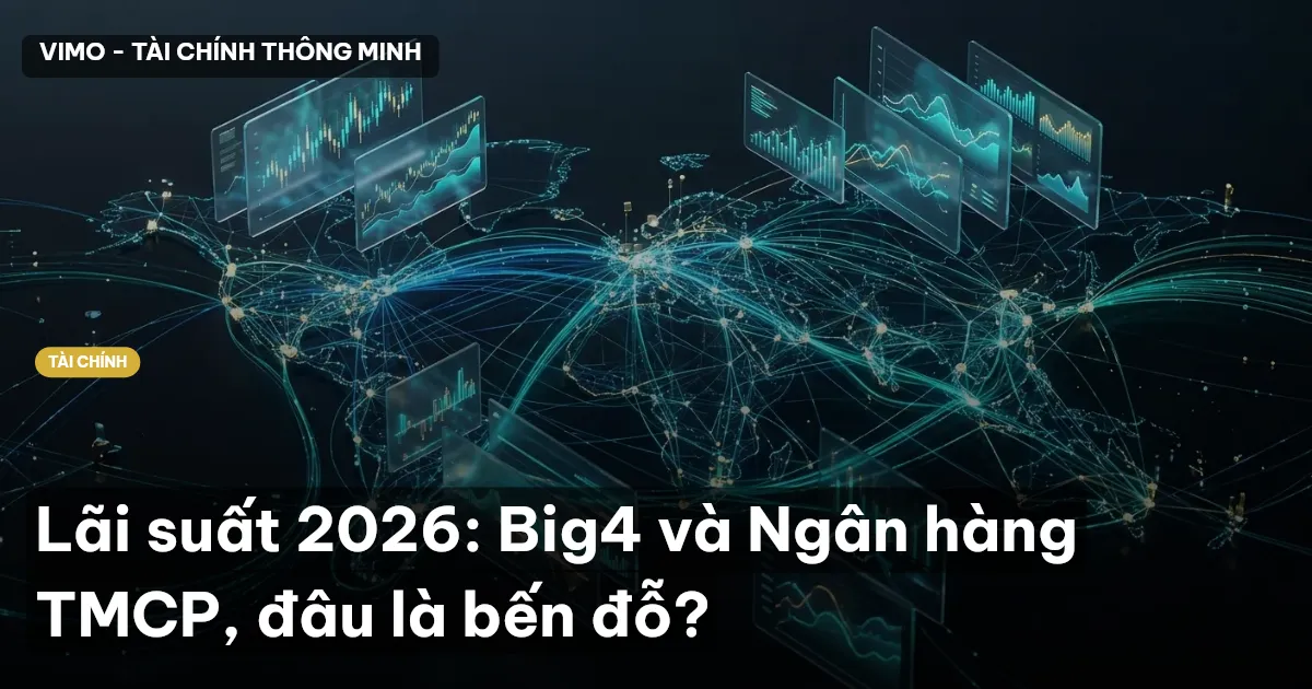 Lãi suất 2026: Big4 và Ngân hàng TMCP, đâu là bến đỗ?