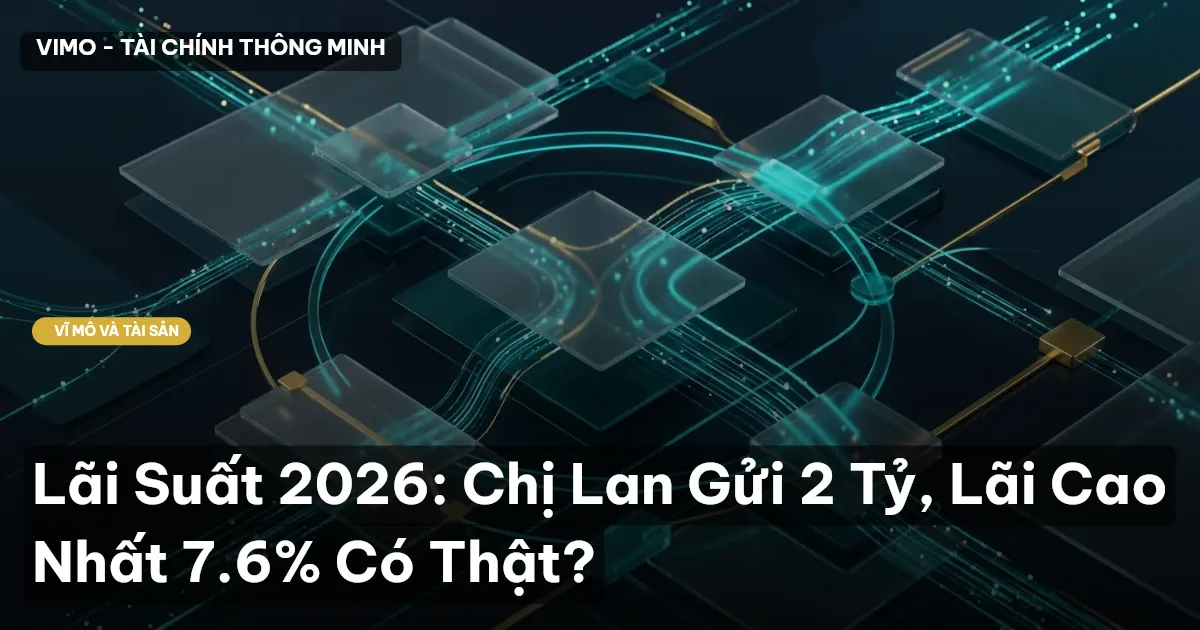 Lãi Suất 2026: Chị Lan Gửi 2 Tỷ, Lãi Cao Nhất 7.6% Có Thật?