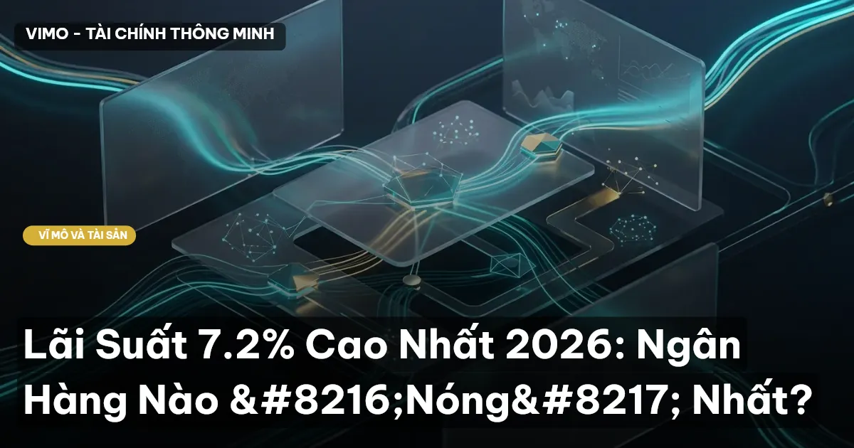 Lãi Suất 7.2% Cao Nhất 2026: Ngân Hàng Nào ‘Nóng’ Nhất?