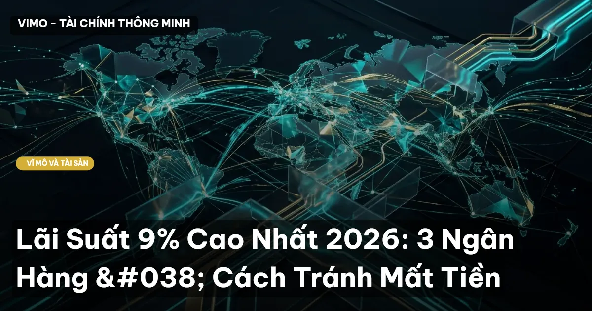 Lãi Suất 9% Cao Nhất 2026: 3 Ngân Hàng & Cách Tránh Mất Tiền