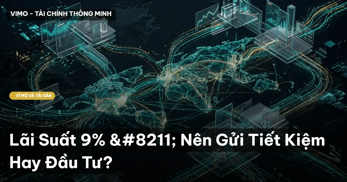 Lãi Suất 9% – Nên Gửi Tiết Kiệm Hay Đầu Tư?