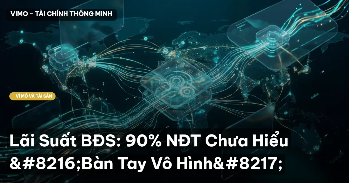Lãi Suất BĐS: 90% NĐT Chưa Hiểu ‘Bàn Tay Vô Hình’