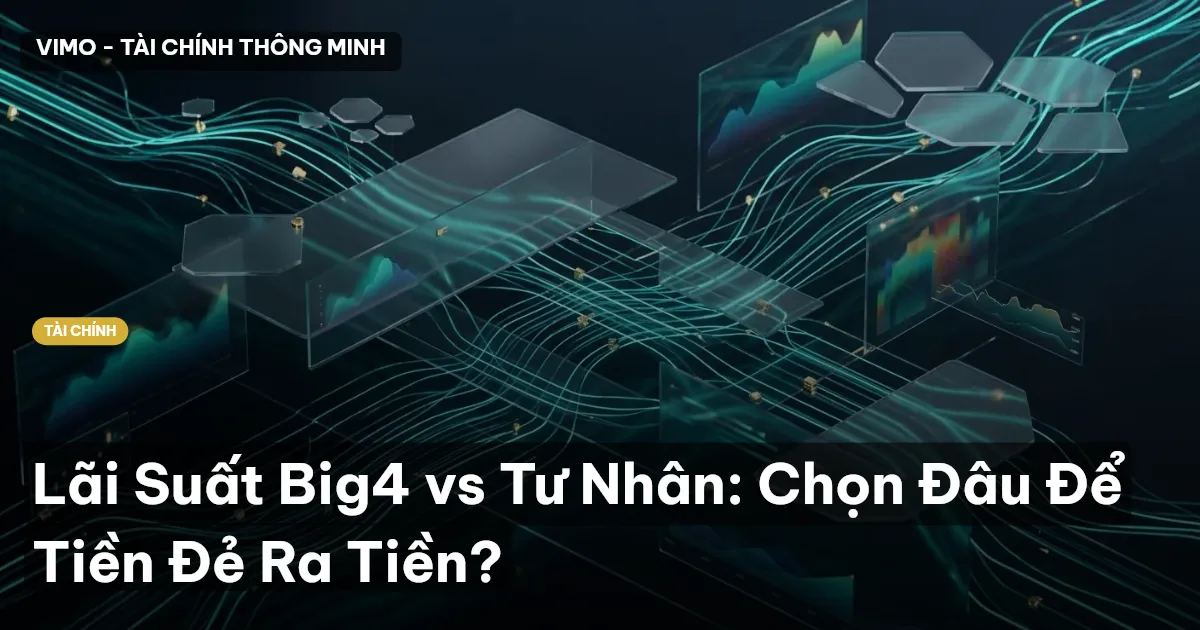 Lãi Suất Big4 vs Tư Nhân: Chọn Đâu Để Tiền Đẻ Ra Tiền?