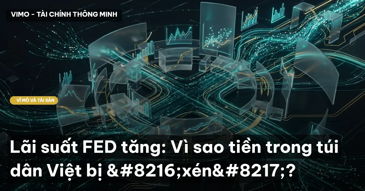Lãi suất FED tăng: Vì sao tiền trong túi dân Việt bị ‘xén’?