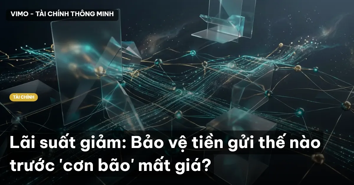 Lãi suất giảm: Bảo vệ tiền gửi thế nào trước 'cơn bão' mất giá?
