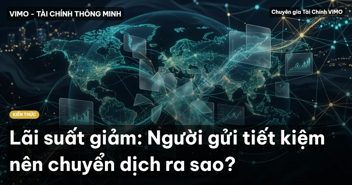 Lãi suất giảm: Người gửi tiết kiệm nên chuyển dịch ra sao?