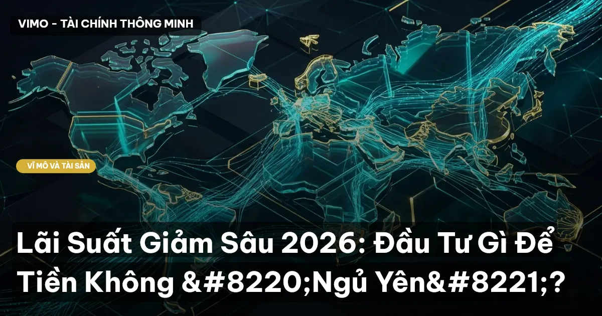 Lãi Suất Giảm Sâu 2026: Đầu Tư Gì Để Tiền Không “Ngủ Yên”?