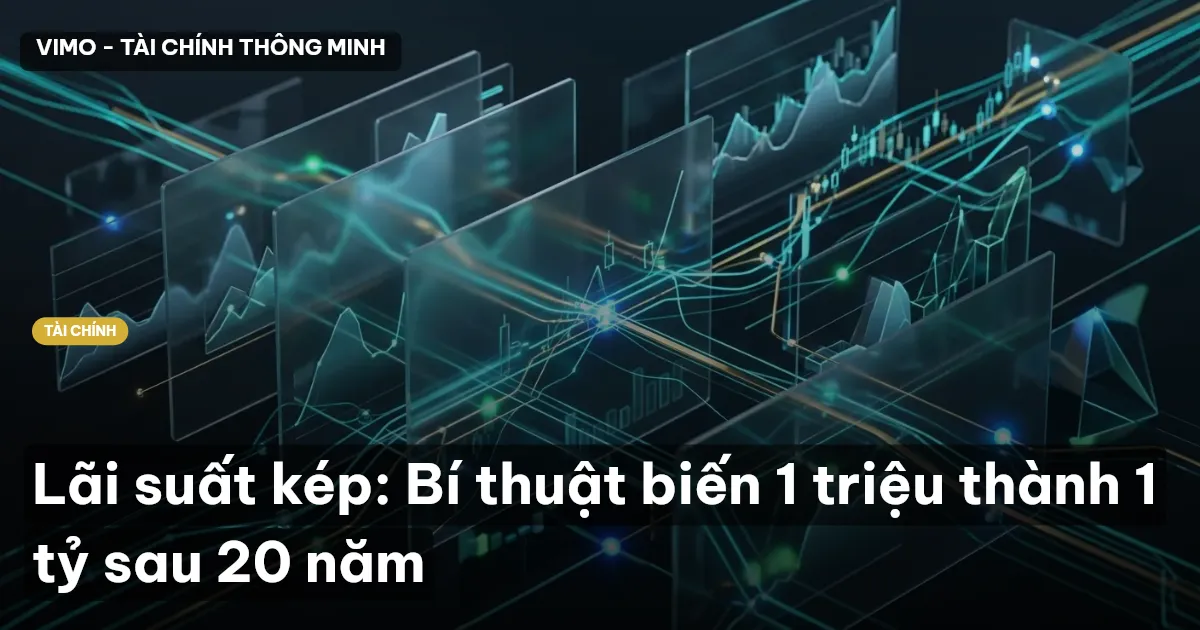 Lãi suất kép: Bí thuật biến 1 triệu thành 1 tỷ sau 20 năm