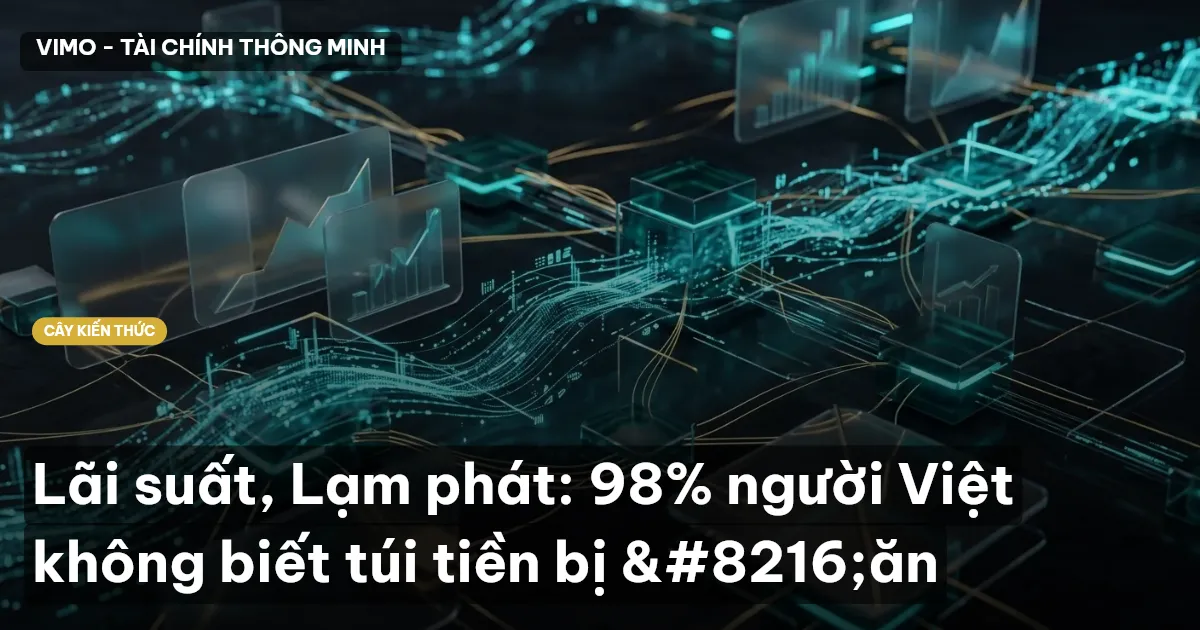 Lãi suất, Lạm phát: 98% người Việt không biết túi tiền bị ‘ăn