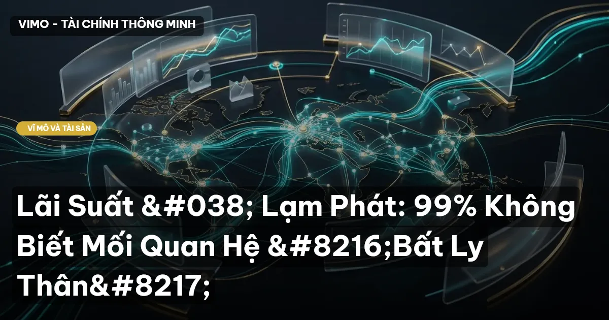 Lãi Suất & Lạm Phát: 99% Không Biết Mối Quan Hệ ‘Bất Ly Thân’