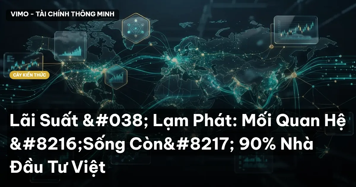 Lãi Suất & Lạm Phát: Mối Quan Hệ ‘Sống Còn’ 90% Nhà Đầu Tư Việt