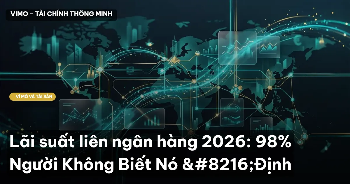 Lãi suất liên ngân hàng 2026: 98% Người Không Biết Nó ‘Định