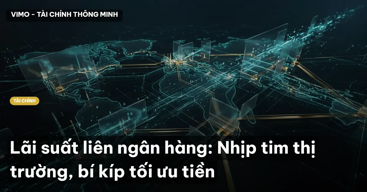 Lãi suất liên ngân hàng: Nhịp tim thị trường, bí kíp tối ưu tiền