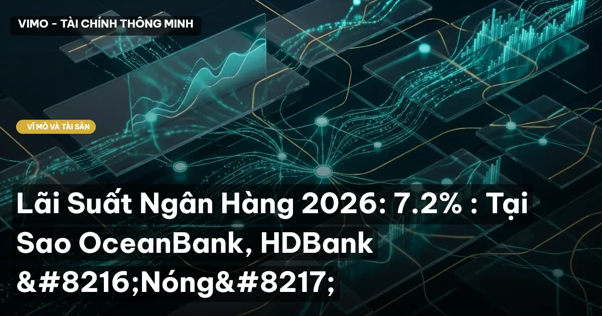 Lãi Suất Ngân Hàng 2026: 7.2% : Tại Sao OceanBank, HDBank ‘Nóng’