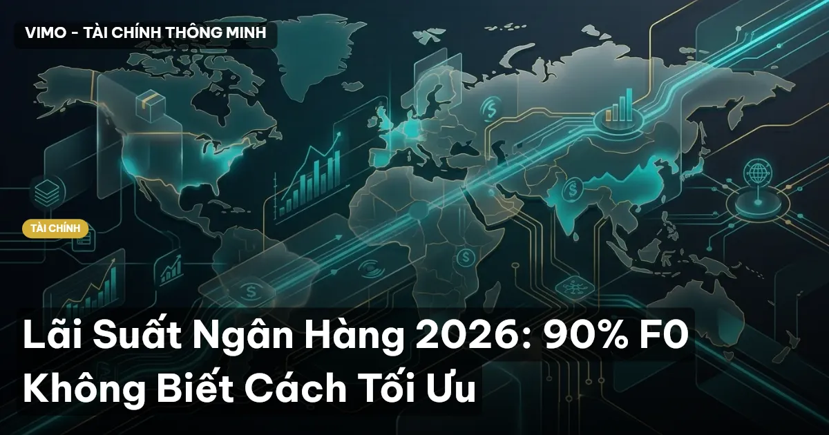 Lãi Suất Ngân Hàng 2026: 90% F0 Không Biết Cách Tối Ưu