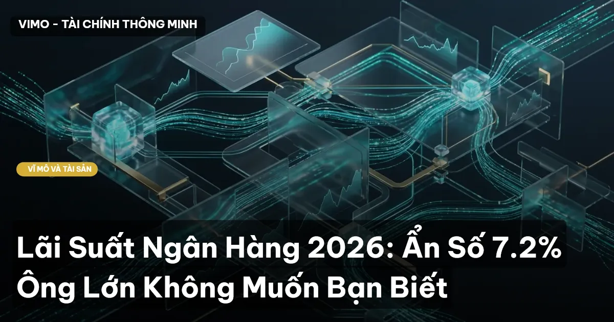 Lãi Suất Ngân Hàng 2026: Ẩn Số 7.2% Ông Lớn Không Muốn Bạn Biết