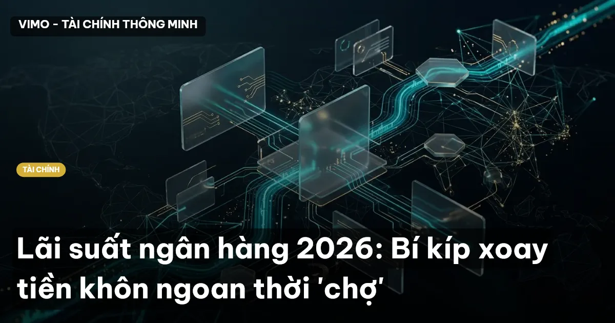 Lãi suất ngân hàng 2026: Bí kíp xoay tiền khôn ngoan thời 'chợ'