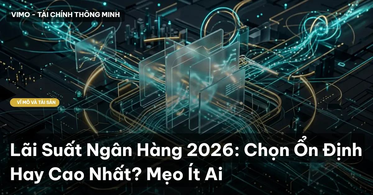 Lãi Suất Ngân Hàng 2026: Chọn Ổn Định Hay Cao Nhất? Mẹo Ít Ai