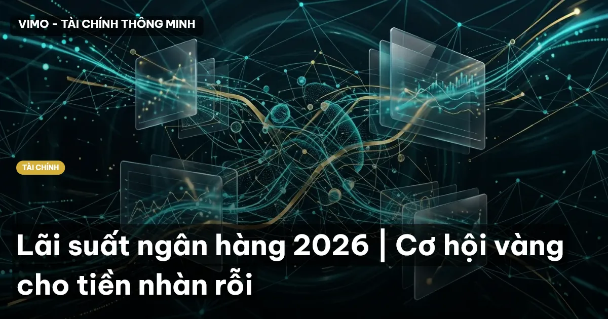 Lãi suất ngân hàng 2026 | Cơ hội vàng cho tiền nhàn rỗi