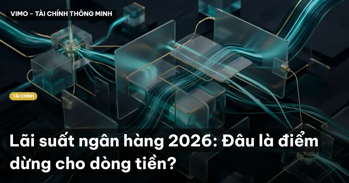 Lãi suất ngân hàng 2026: Đâu là điểm dừng cho dòng tiền?