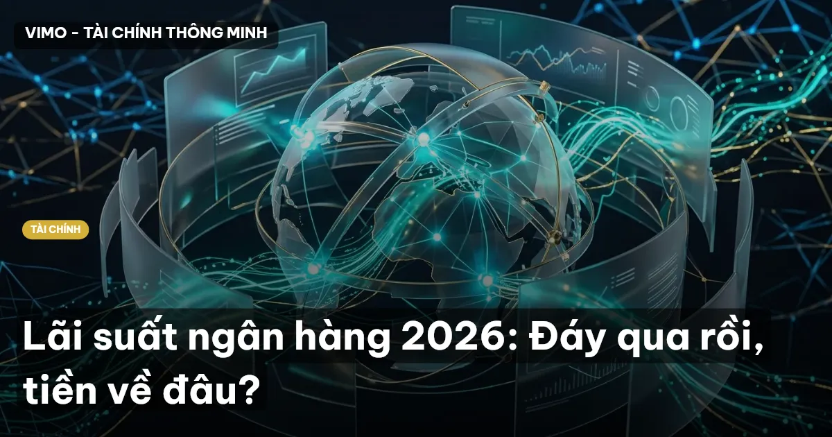 Lãi suất ngân hàng 2026: Đáy qua rồi, tiền về đâu?