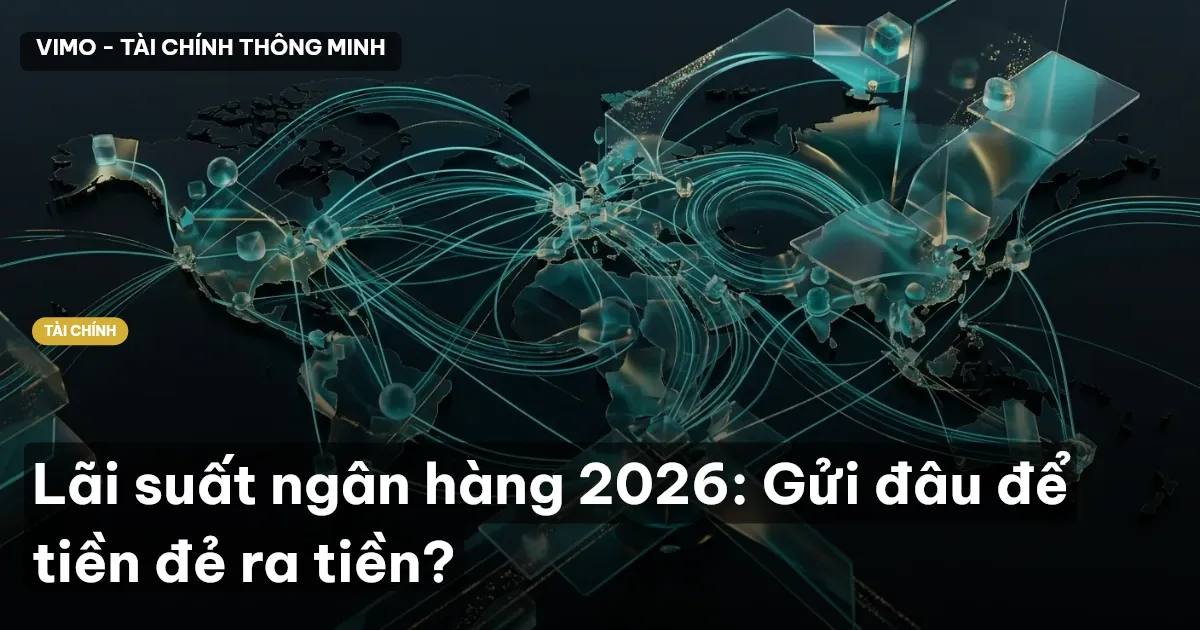 Lãi suất ngân hàng 2026: Gửi đâu để tiền đẻ ra tiền?