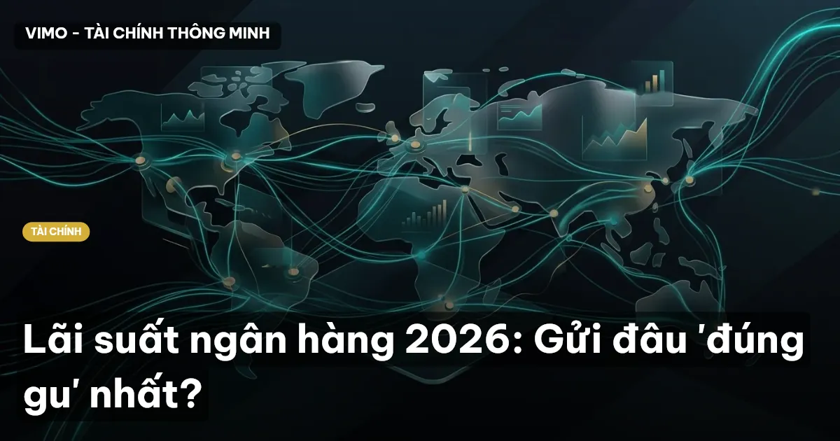 Lãi suất ngân hàng 2026: Gửi đâu 'đúng gu' nhất?
