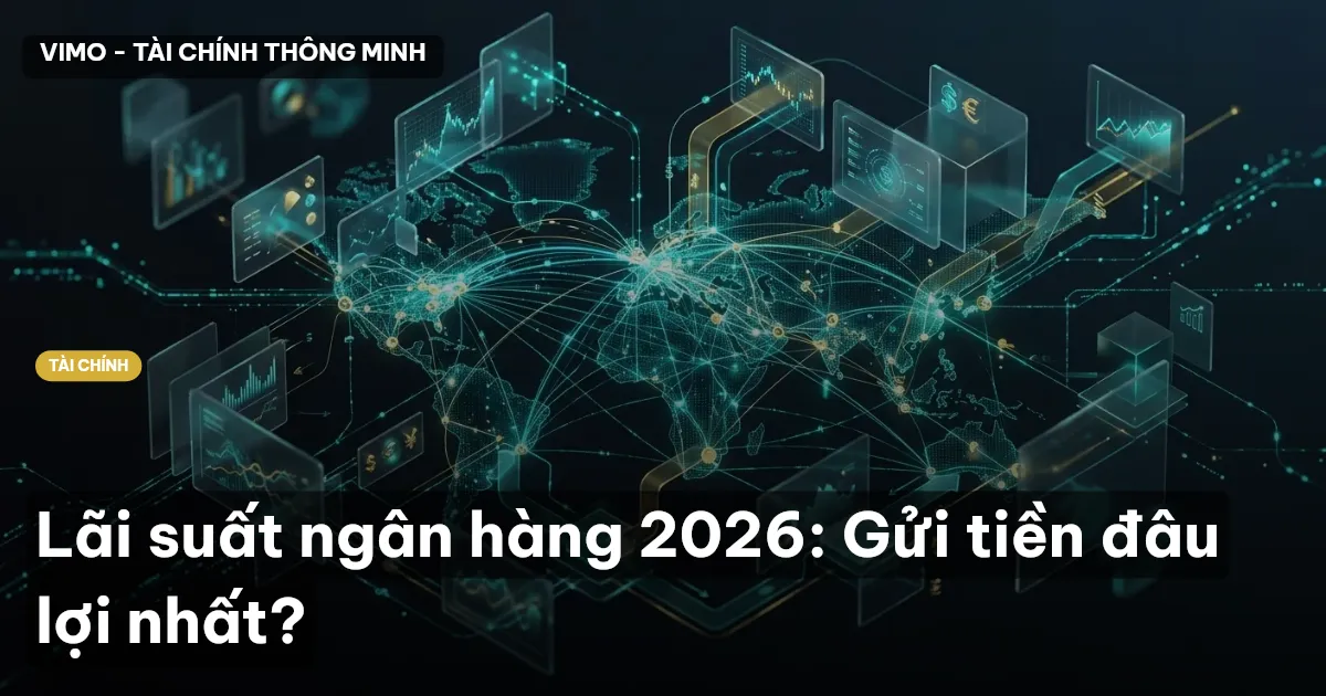 Lãi suất ngân hàng 2026: Gửi tiền đâu lợi nhất?