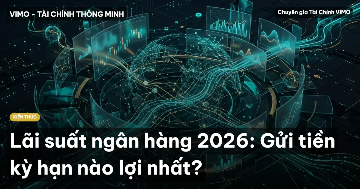 Lãi suất ngân hàng 2026: Gửi tiền kỳ hạn nào lợi nhất?