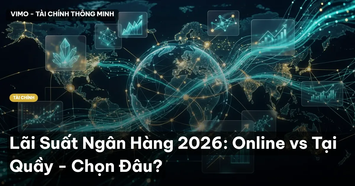 Lãi Suất Ngân Hàng 2026: Online vs Tại Quầy - Chọn Đâu?