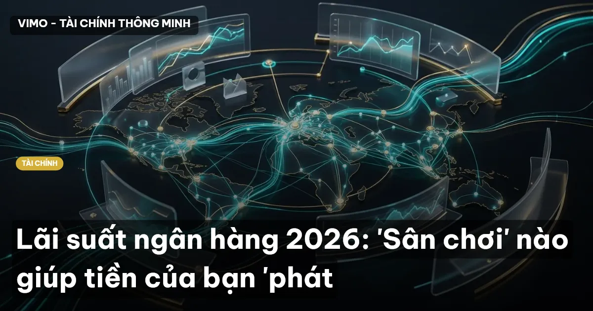Lãi suất ngân hàng 2026: 'Sân chơi' nào giúp tiền của bạn 'phát