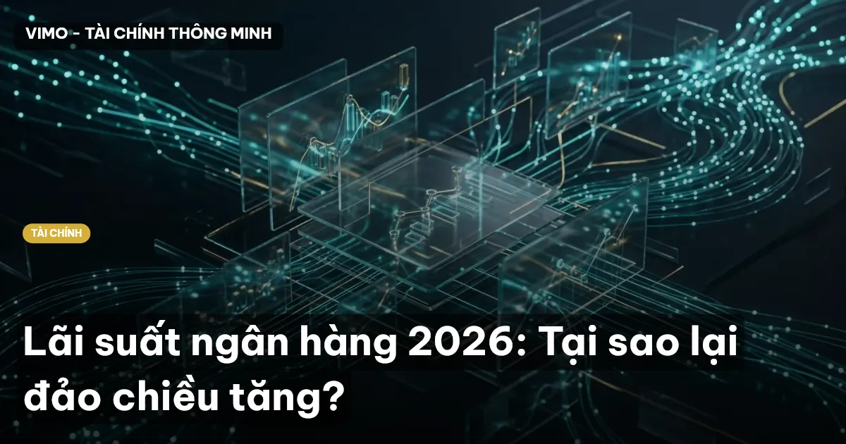 Lãi suất ngân hàng 2026: Tại sao lại đảo chiều tăng?
