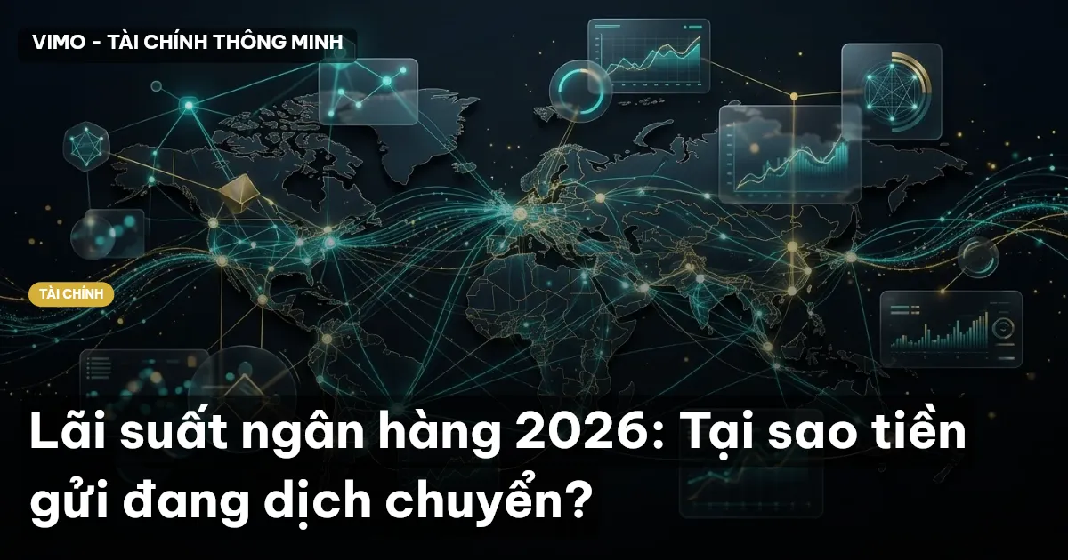 Lãi suất ngân hàng 2026: Tại sao tiền gửi đang dịch chuyển?