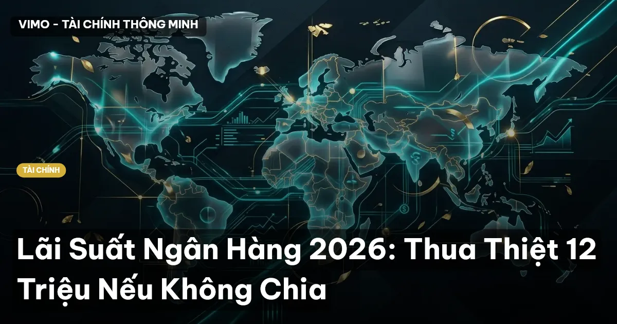 Lãi Suất Ngân Hàng 2026: Thua Thiệt 12 Triệu Nếu Không Chia