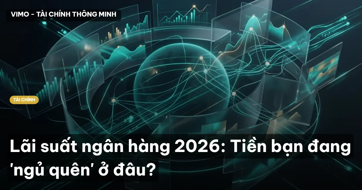 Lãi suất ngân hàng 2026: Tiền bạn đang 'ngủ quên' ở đâu?