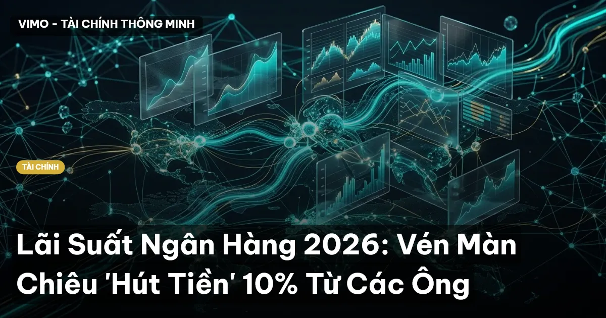 Lãi Suất Ngân Hàng 2026: Vén Màn Chiêu 'Hút Tiền' 10% Từ Các Ông