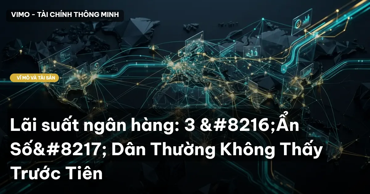 Lãi suất ngân hàng: 3 ‘Ẩn Số’ Dân Thường Không Thấy Trước Tiên