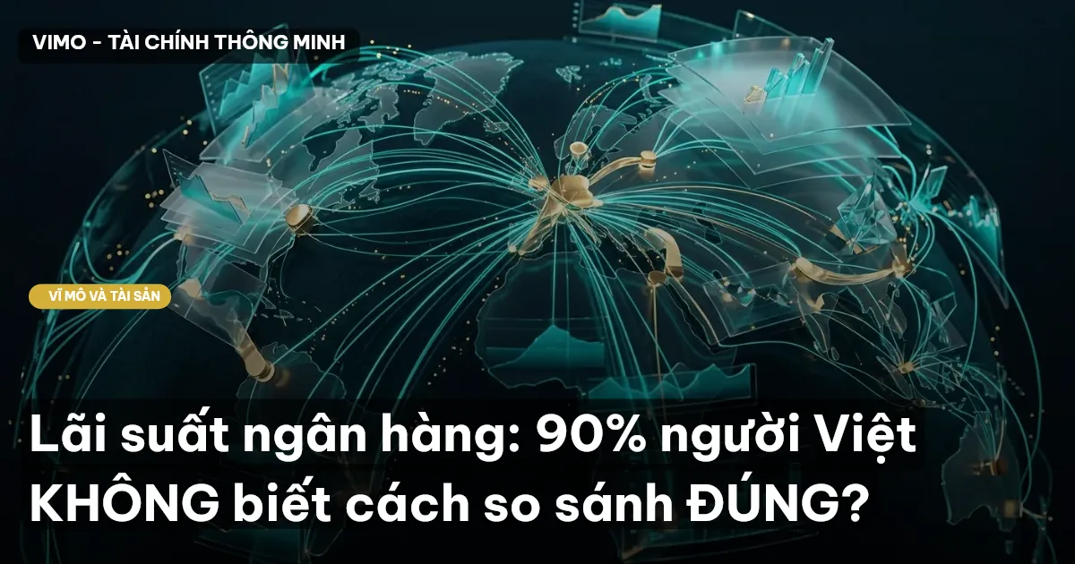 Lãi suất ngân hàng: 90% người Việt KHÔNG biết cách so sánh ĐÚNG?