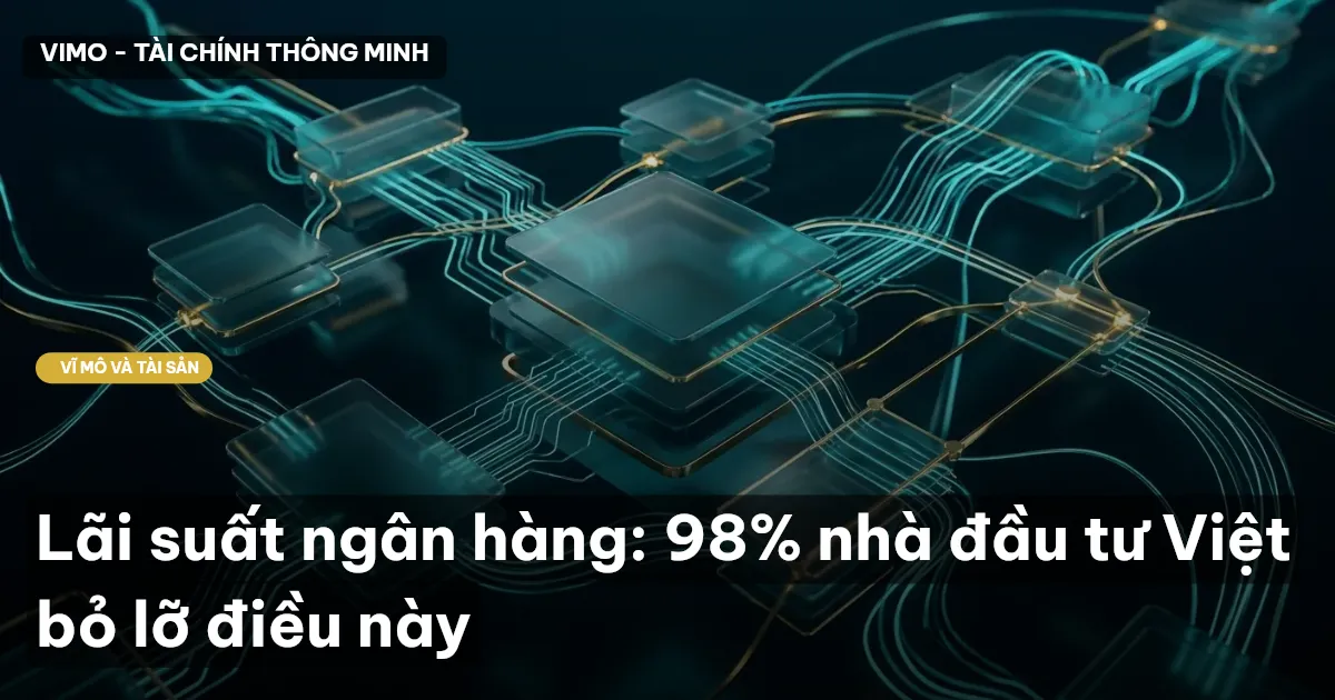 Lãi suất ngân hàng: 98% nhà đầu tư Việt bỏ lỡ điều này