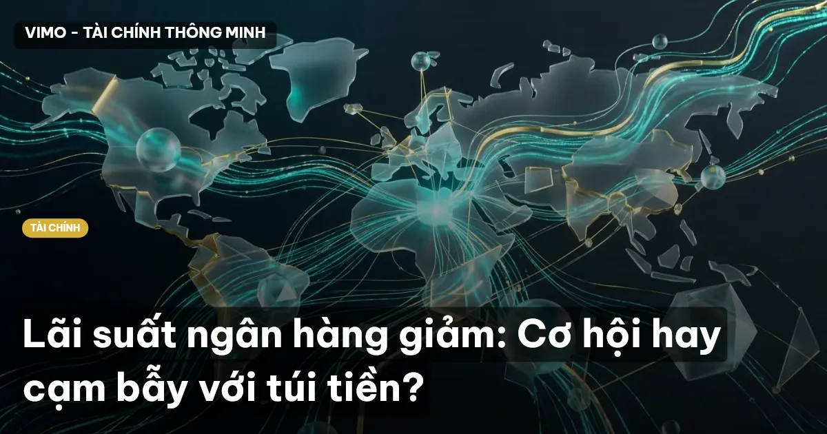 lãi suất ngân hàng giảm