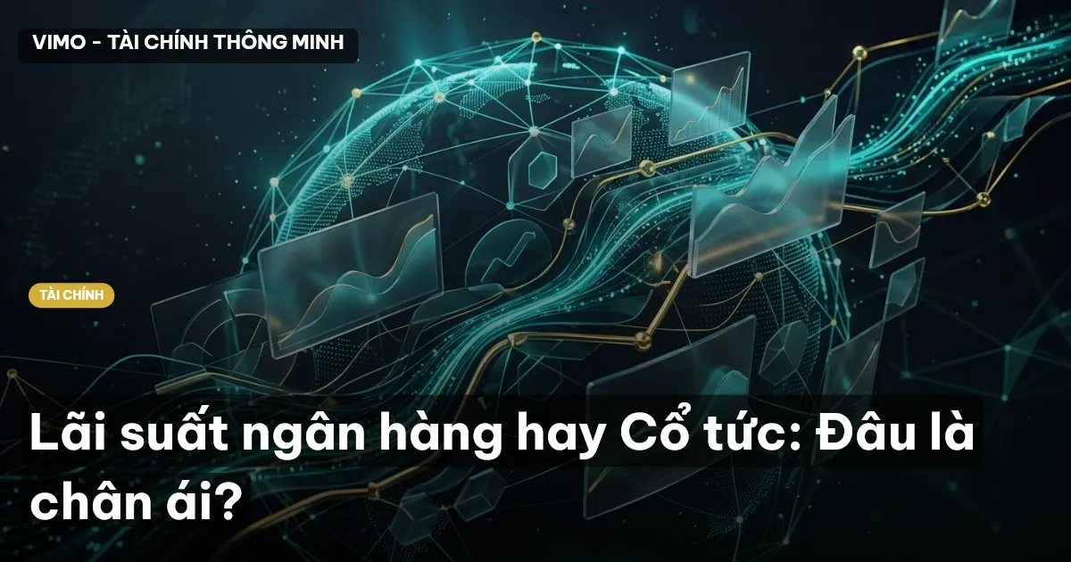 Lãi suất ngân hàng hay Cổ tức: Đâu là chân ái?